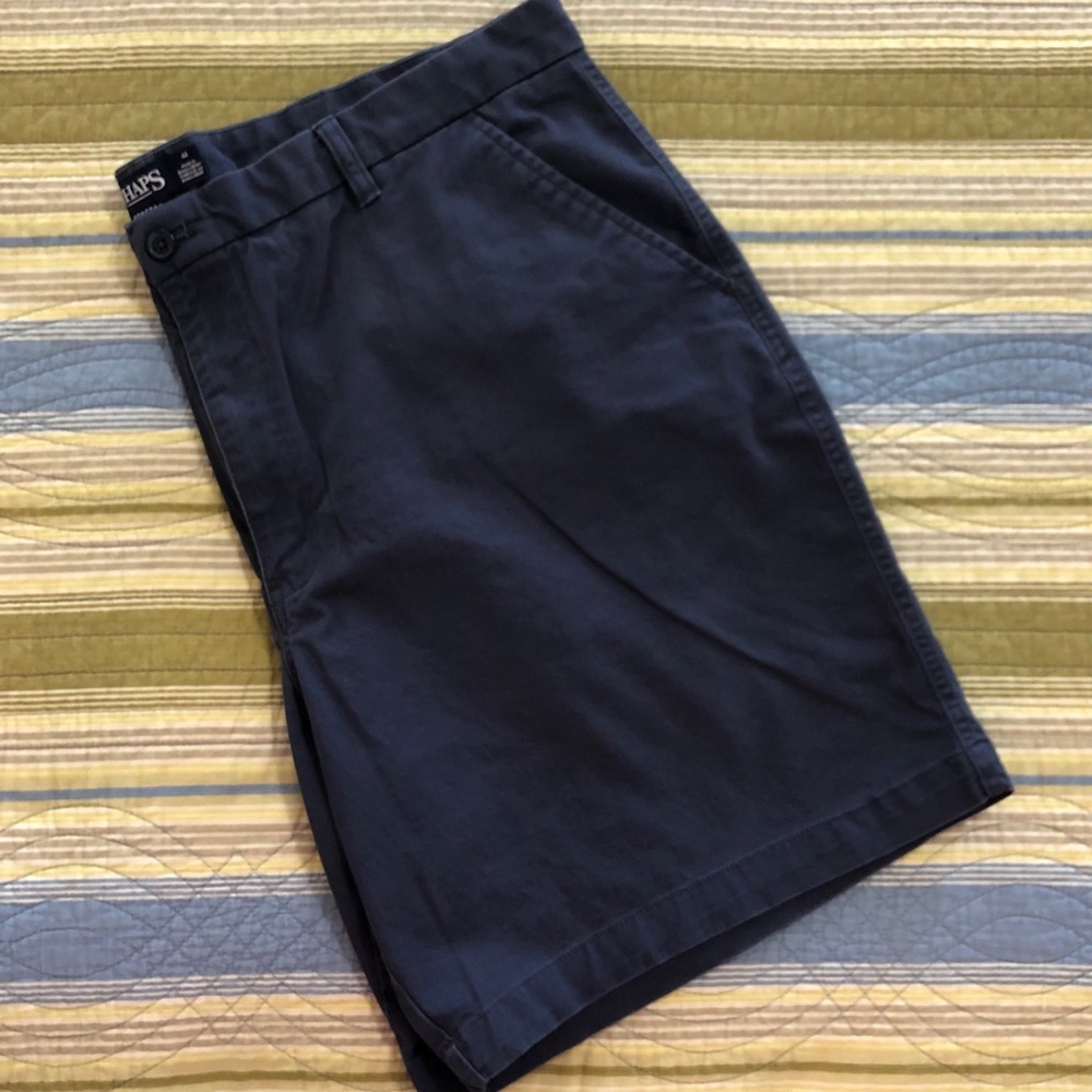 Men’s Chaps Stretch Twill Flat Front Shorts